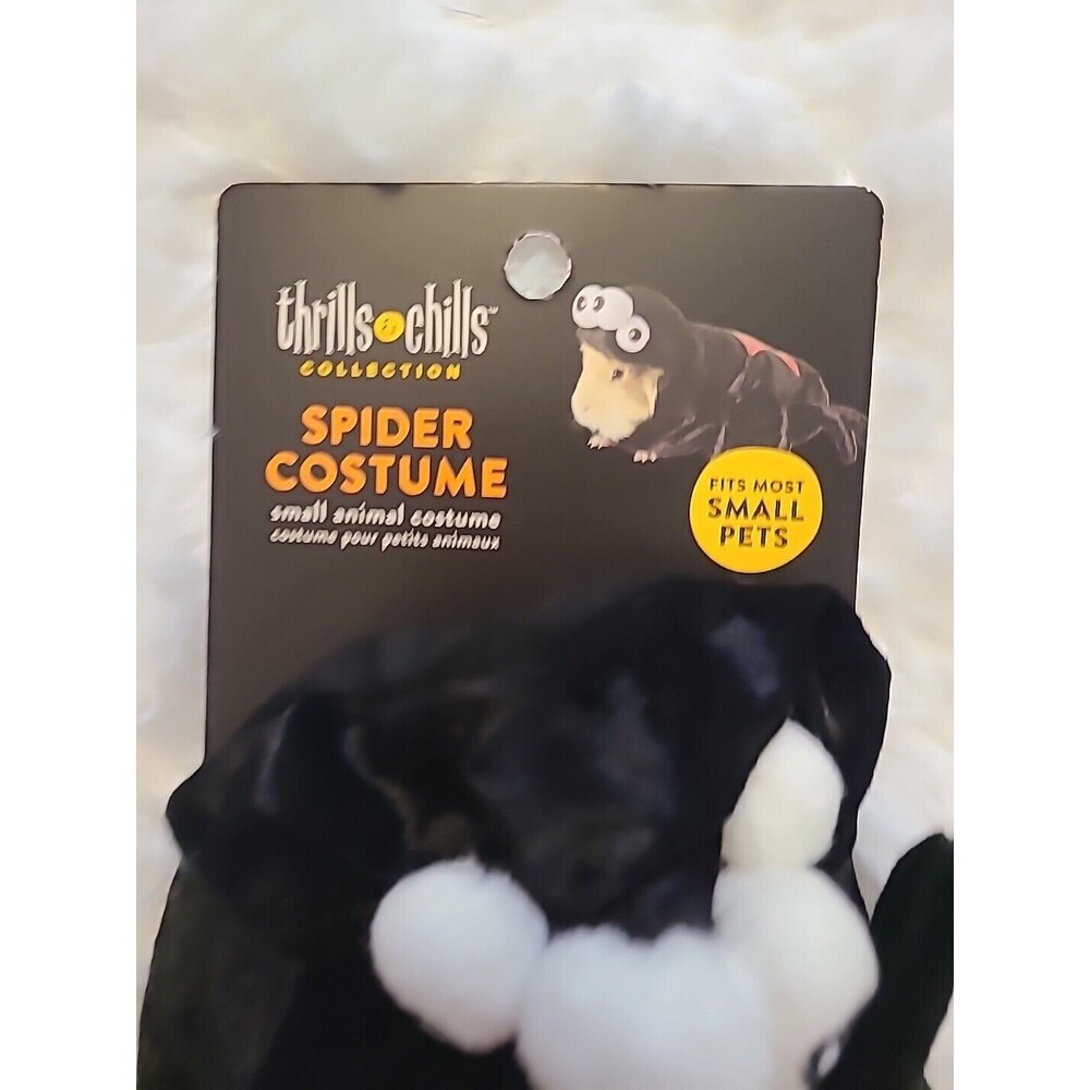 Thrills & Chills Collection Black Widow Spider Small Animal Costume and Hoodie - Picture 2 of 2